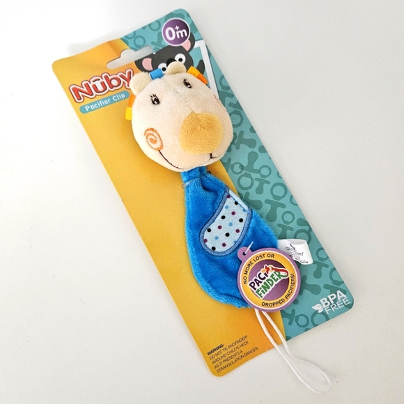 nuby Other New Nuby Pacifier Clip Plush Lion Brand Poshmark